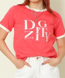 英字配色Ｔシャツ