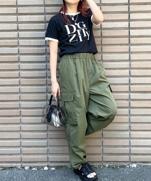tシャツ パイピングディティールボウタイＢＬ レディース PINKY&DIANNE tシャツ バイカラーボウタイカットソー レディース