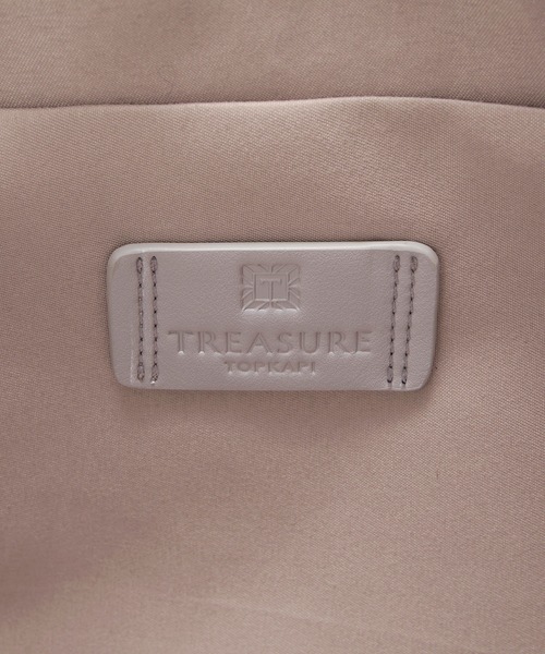 TREASURE TOPKAPI(トレジャートプカピ)の「【TREASURE TOPKAPI】ジオメトリック ショルダー付 トートバッグ(トートバッグ・レディース・ライトグレー/サックスブルー/ブラック・FREE)」の14枚目の写真