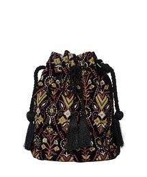 Ameri INDIA EMBROIDERY BUSTIER&BAG カーキ