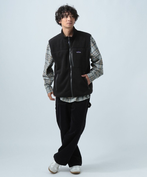 THOUSAND MILE（サウザンドマイル）の「【THOUSAND MILE(サウザンドマイル)】別注フリースベスト（ベスト・メンズ・ブラック/ベージュ・LARGE/MEDIUM）」の3枚目の写真