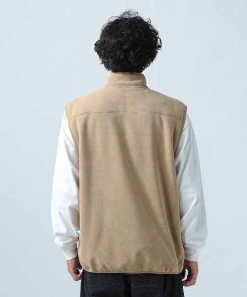 THOUSAND MILE（サウザンドマイル）の「【THOUSAND MILE(サウザンドマイル)】別注フリースベスト（ベスト・メンズ・ブラック/ベージュ・LARGE/MEDIUM）」の7枚目の写真