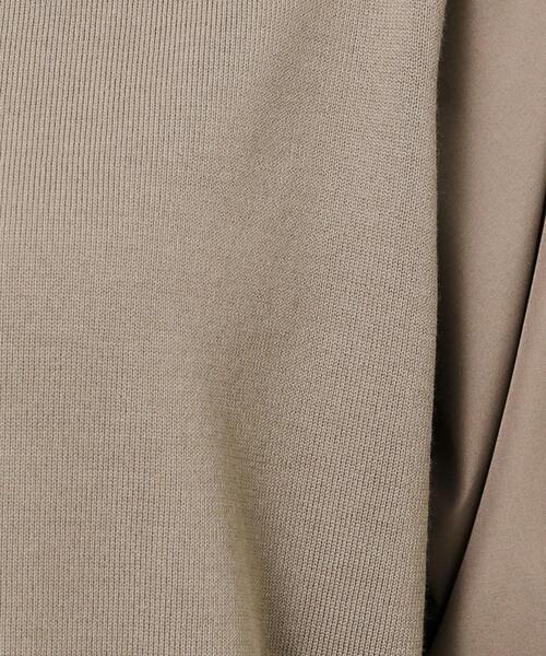 OPAQUE.CLIP（オペークドットクリップ）の「◆フハクスリーブドッキングニット【洗濯機洗い可/抗ピル】（ニット/セーター・レディース・ブラック/ホワイト/ブルー系その他/ブラウン系その他・40/38/36）」の19枚目の写真