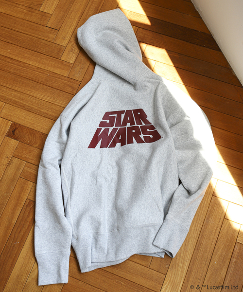 Champion（チャンピオン）の「【STAR WARS】CHAMPION 別注リバースウィーブ スウェットパーカー（パーカー・メンズ・グレー/アイボリー・MEDIUM/LARGE）」の5枚目の写真