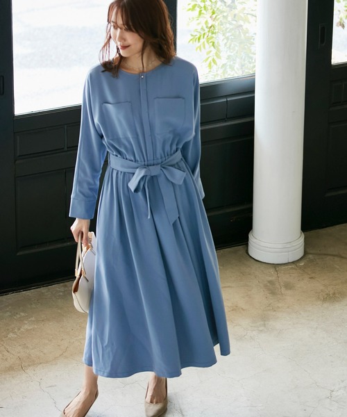 【セール】【WEB限定】タックドルマンワンピース（ワンピース）｜ROPE' PICNIC（ロペピクニック）