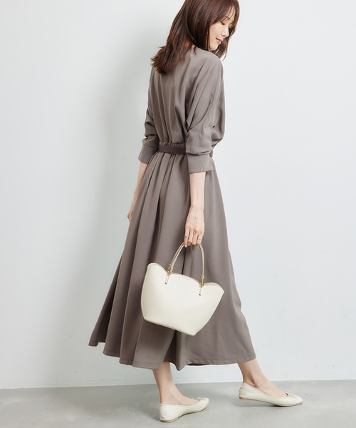 ROPE' PICNIC（ロペピクニック）の「【WEB限定】タックドルマンワンピース（ワンピース・レディース・ネイビー/ブラウン系その他3/ブルー系その他4・38）」の5枚目の写真