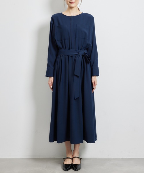 ROPE' PICNIC（ロペピクニック）の「【WEB限定】タックドルマンワンピース（ワンピース・レディース・ネイビー/ブラウン系その他3/ブルー系その他4・38）」の17枚目の写真