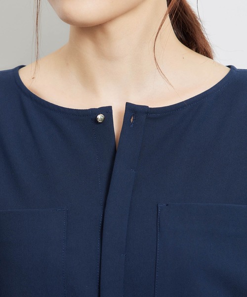 ROPE' PICNIC（ロペピクニック）の「【WEB限定】タックドルマンワンピース（ワンピース・レディース・ネイビー/ブラウン系その他3/ブルー系その他4・38）」の21枚目の写真