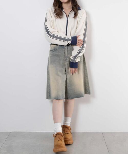 WEGO(ウィゴー)の「WEGO/厚底プラットフォームスニーカー(スニーカー・レディース・ブラック/ホワイト/キャメル・MEDIUM/LARGE)」の6枚目の写真