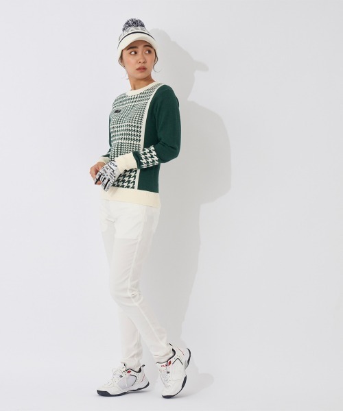 FILA GOLF(フィラゴルフ )の「裏起毛ストレッチロングパンツ(その他パンツ・レディース・ネイビー/ホワイト/ブラック・X-LARGE/SMALL/MEDIUM/LARGE)」の4枚目の写真