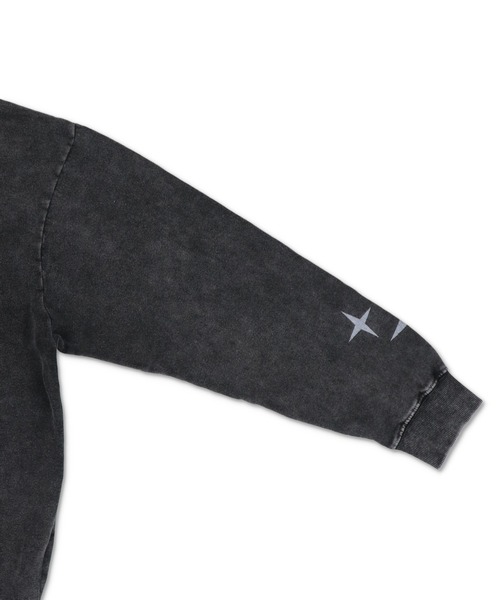 SPINNS（スピンズ）の「グランジ/裏起毛であったかいジップパーカーCHELSEA（パーカー・メンズ・ブラック/ブラック系その他・ONESIZE）」の7枚目の写真