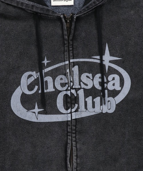 セール】グランジ/裏起毛であったかいジップパーカーCHELSEA