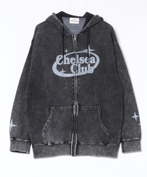 SPINNS（スピンズ）の「グランジ/裏起毛であったかいジップパーカーCHELSEA（パーカー・メンズ・ブラック/ブラック系その他・ONESIZE）」の22枚目の写真