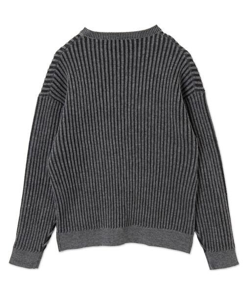 WEGO(ウィゴー)の「WEGO/ヴィンテージライクグラフィックプルオーバー(ニット/セーター・メンズ・グレー/ブラック・LARGE/MEDIUM)」の21枚目の写真