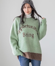 LOWRYS FARM | アソートロゴニットPOLS 133793(ニット/セーター)