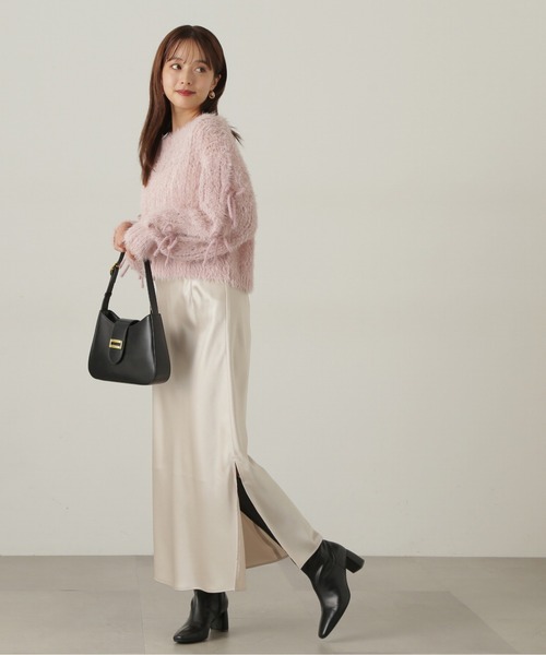 PROPORTION BODY DRESSING（プロポーションボディドレッシング）の「リボンスリーブフェザーニット / 1214270014（ニット/セーター・レディース・グレー/オフホワイト/ピンク・FREE）」の19枚目の写真