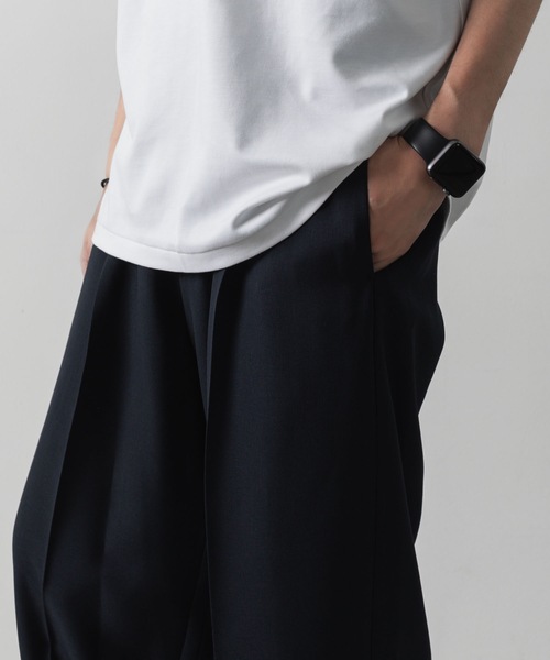 ATTACHMENT(アタッチメント)の「【 直営店・ZOZOTOWN限定 】PE ライトトロピカル イージートラウザーズ / PE LIGHT TROPICAL EASY TROUSERS(スラックス・メンズ・ネイビー/ブラック/ライトベージュ・2/1/3)」の8枚目の写真