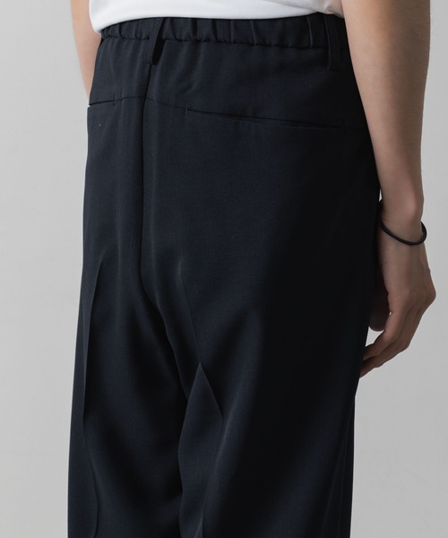 ATTACHMENT(アタッチメント)の「【 直営店・ZOZOTOWN限定 】PE ライトトロピカル イージートラウザーズ / PE LIGHT TROPICAL EASY TROUSERS(スラックス・メンズ・ネイビー/ブラック/ライトベージュ・2/1/3)」の9枚目の写真