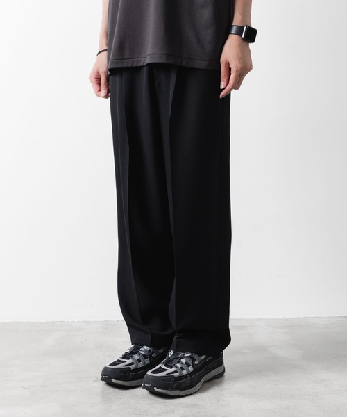 ATTACHMENT(アタッチメント)の「【 直営店・ZOZOTOWN限定 】PE ライトトロピカル イージートラウザーズ / PE LIGHT TROPICAL EASY TROUSERS(スラックス・メンズ・ネイビー/ブラック/ライトベージュ・2/1/3)」の18枚目の写真