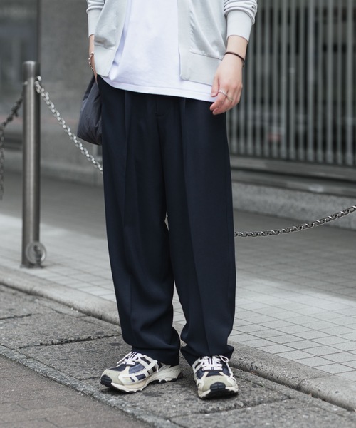 ATTACHMENT(アタッチメント)の「【 直営店・ZOZOTOWN限定 】PE ライトトロピカル イージートラウザーズ / PE LIGHT TROPICAL EASY TROUSERS(スラックス・メンズ・ネイビー/ブラック/ライトベージュ・2/1/3)」の11枚目の写真