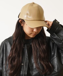 1111clothing(tH[N[WO)̍ ubN^O [Lbv / Synthetic Leather Black Tag Low Cap(Lbv)