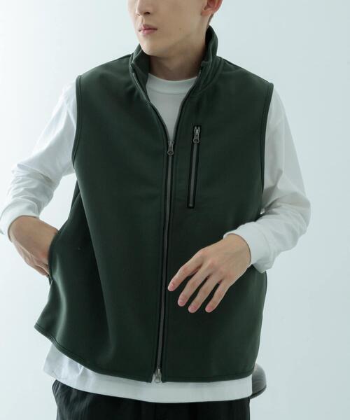 ITEMS URBANRESEARCH（アイテムズ アーバンリサーチ）の「WINDPROOF 裏フリースボンディング ベスト（ベスト・メンズ・グレー/カーキ/ブラック・MEDIUM/LARGE）」の17枚目の写真