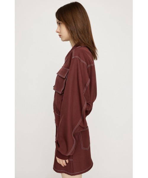 ⭐︎新品⭐︎ 【SUKALA】バイカラーステッチレギンス　ボルドー ⭐︎新品⭐︎ 【SUKALA】バイカラーステッチレギンス ボルドー