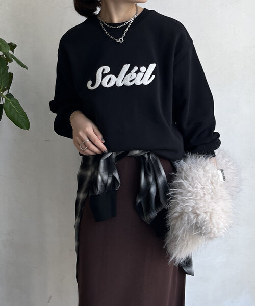 DouDou(ドゥドゥ)の「【WEB限定】サガラ刺繍スウエット(Tシャツ/カットソー・レディース・ブルー/グレー/アイボリー/ブラック・FREE)」の21枚目の写真