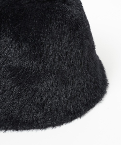 Heather（ヘザー）の「シャギーサーモHAT　160422（ハット・レディース・オフホワイト/ブラック・ONE SIZE）」の8枚目の写真