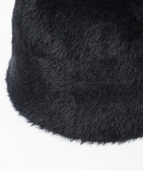 Heather（ヘザー）の「シャギーサーモHAT　160422（ハット・レディース・オフホワイト/ブラック・ONE SIZE）」の11枚目の写真