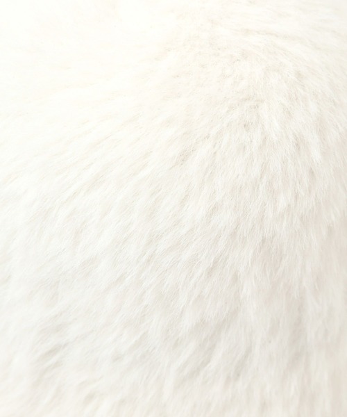 Heather（ヘザー）の「シャギーサーモHAT　160422（ハット・レディース・オフホワイト/ブラック・ONE SIZE）」の14枚目の写真