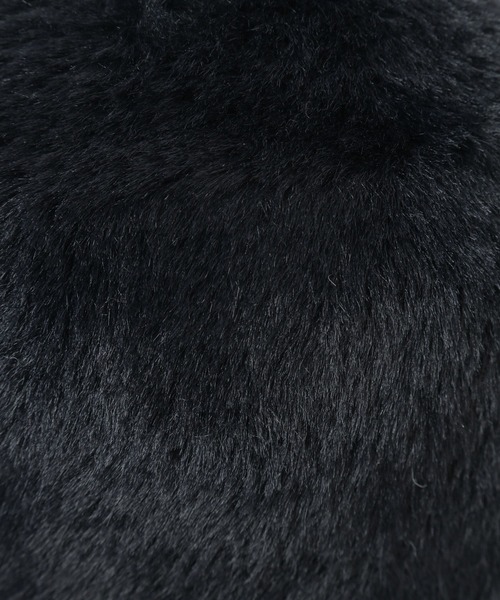 Heather（ヘザー）の「シャギーサーモHAT　160422（ハット・レディース・オフホワイト/ブラック・ONE SIZE）」の15枚目の写真