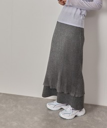 NERGY | ソフトニットレイヤードスカート(スカート)