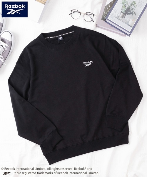 Reebok（リーボック）の「Reebok リーボック ブランドロゴ ワンポイント 刺繍 裏毛 長袖 スウェット トレーナー（スウェット・メンズ・ダークブルー/アッシュグレー/ブラック/ホワイト/ネイビー/ベージュ・M/LL/L）」の22枚目の写真