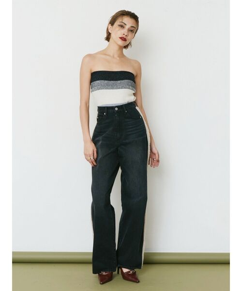 EVRIS(エヴリス)の「ラメアンサンブルニットトップス(ニット/セーター・レディース・グレー/ブラック/レッド・FREE)」の9枚目の写真