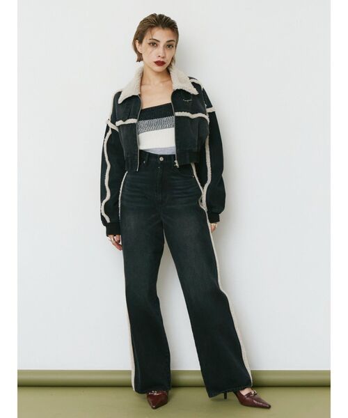 EVRIS(エヴリス)の「ラメアンサンブルニットトップス(ニット/セーター・レディース・グレー/ブラック/レッド・FREE)」の11枚目の写真