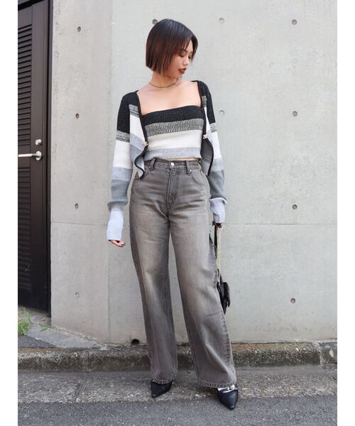 EVRIS(エヴリス)の「ラメアンサンブルニットトップス(ニット/セーター・レディース・グレー/ブラック/レッド・FREE)」の17枚目の写真