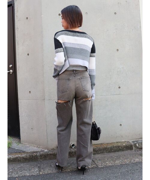 EVRIS(エヴリス)の「ラメアンサンブルニットトップス(ニット/セーター・レディース・グレー/ブラック/レッド・FREE)」の18枚目の写真