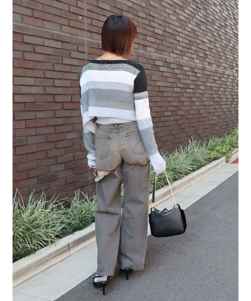 EVRIS(エヴリス)の「ラメアンサンブルニットトップス(ニット/セーター・レディース・グレー/ブラック/レッド・FREE)」の20枚目の写真