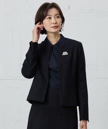MBスタンダード ノーカラージャケット ブラック Sサイズ ブラック系 7号（S） レディースのノーカラージャケット | 三越
