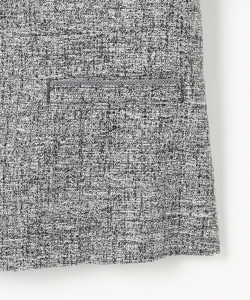 J.PRESS Ladies(J.プレス レディス)の「【セットアップ対応】Light Tweed ノーカラー ジャケット(ノーカラージャケット・レディース・ネイビー系6/ブラック系6/ベージュ系6/ネイビー系・S/XS/XXS)」の15枚目の写真