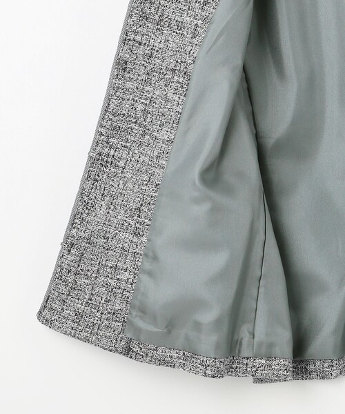 J.PRESS Ladies(J.プレス レディス)の「【セットアップ対応】Light Tweed ノーカラー ジャケット(ノーカラージャケット・レディース・ネイビー系6/ブラック系6/ベージュ系6/ネイビー系・S/XS/XXS)」の5枚目の写真