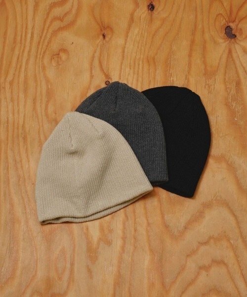 TODAYFUL（トゥデイフル）の「TODAYFUL　Summer Knit Beanie サマーニットビーニー/12511017（ニットキャップ/ビーニー・レディース・ナチュラル/ダークグレー/ブラック・ONE SIZE）」の4枚目の写真