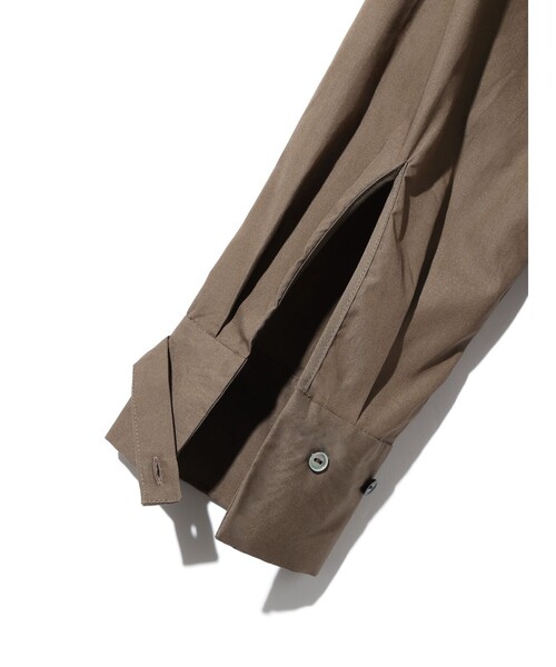 ブラウス シャツ MIDIUMISOLID for Ladies ストラップカフスシャツ（RELAX) レディース MIDIUMISOLID ブラウス シャツ for Ladies ストラップカフス