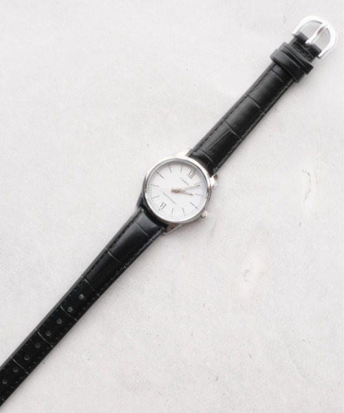 CASIO(カシオ)の「CASIO: カシオ:LTP-V005D ベーシックラウンド レザー アナログ チープカシオ(デジタル腕時計・レディース・ブラック×ホワイト/ブラウン/ブラック×ブラック/ブラック×ブルー/ブラック×シルバー/シルバー系その他/ブラック系その他・FREE)」の20枚目の写真