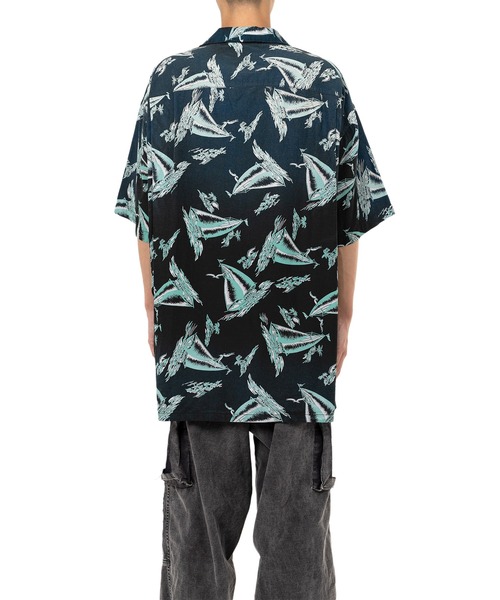 Maison MIHARA YASUHIRO(メゾンミハラヤスヒロ)の「Vintage Like Aloha Short-Sleeve Shirt(シャツ/ブラウス・メンズ・ライトブルー/ブラック・44/46/48)」の6枚目の写真