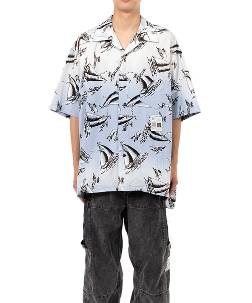 Maison MIHARA YASUHIRO(メゾンミハラヤスヒロ)の「Vintage Like Aloha Short-Sleeve Shirt(シャツ/ブラウス・メンズ・ライトブルー/ブラック・44/46/48)」の10枚目の写真