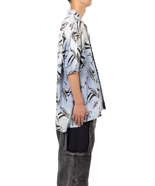 Maison MIHARA YASUHIRO(メゾンミハラヤスヒロ)の「Vintage Like Aloha Short-Sleeve Shirt(シャツ/ブラウス・メンズ・ライトブルー/ブラック・44/46/48)」の13枚目の写真