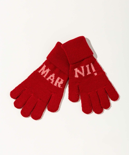 MARNI 手袋　定価6万 セール】MARNI（マルニ）Kids & Junior ブランドロゴグローブ手袋