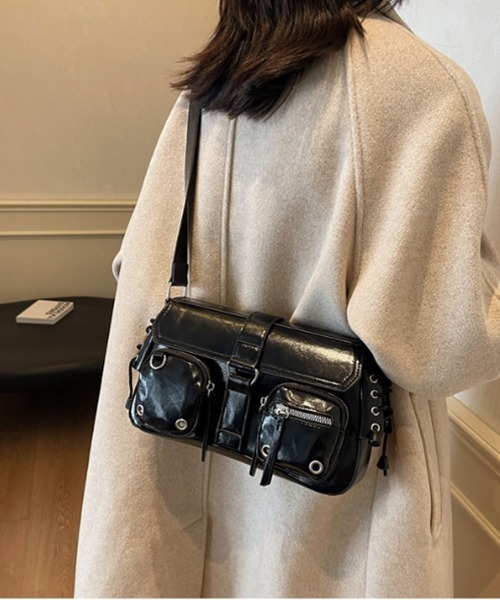 セール】【 Port / ポート 】 Y2K サイド ドローコード ショルダー